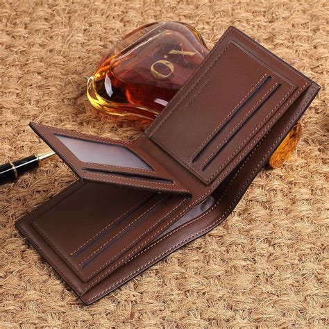 ebay men's leather wallets bifold.